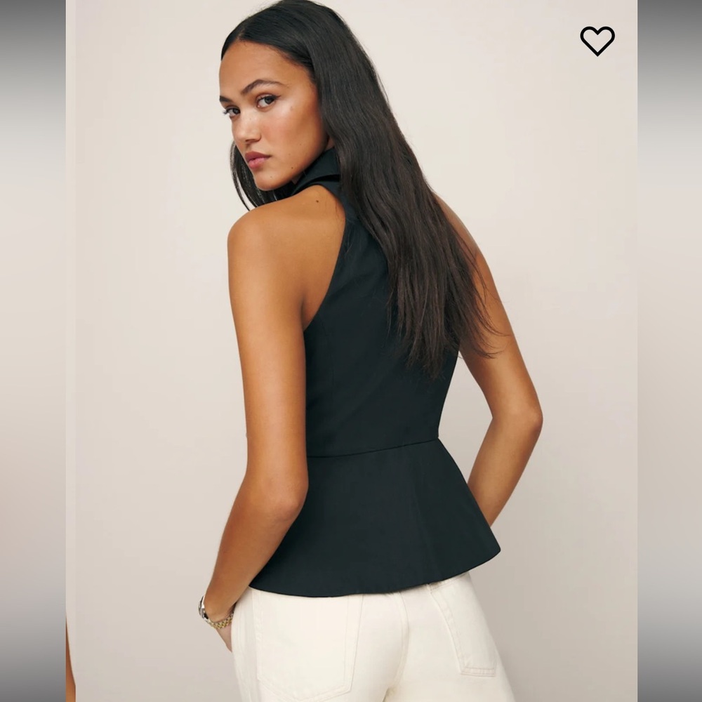 Reformation Rylan Top Black - Size 4 - Picture 3 of 7